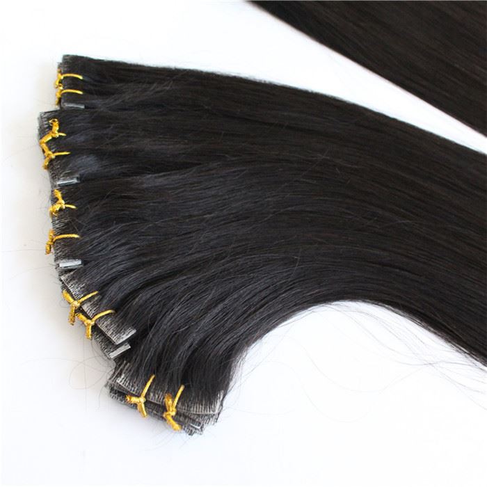 Natural Color Hand Tied Tape Hair Extension