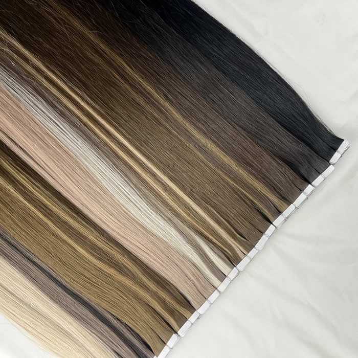 Plucharm Curly Tape In Hair Extensions