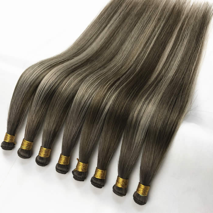 Plucharm Hand Tied Weft Human Hair Extensions