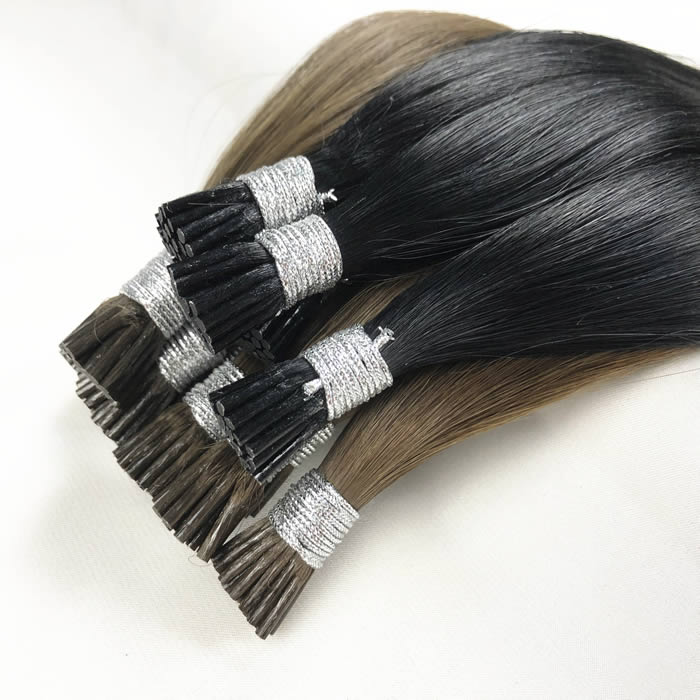 Plucharm I Tip Curly Hair Extensions